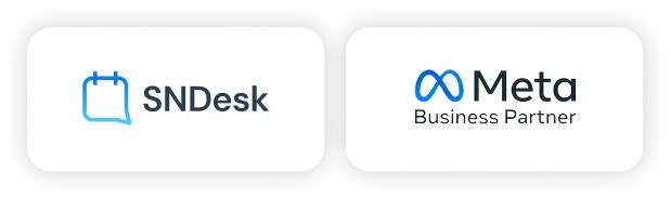 Logos SNDesk e Meta