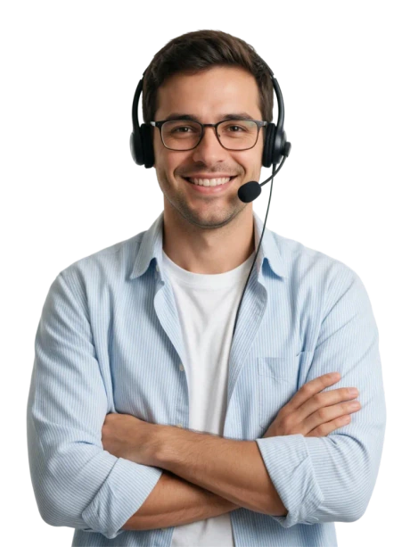 Especialista SNDesk com headset