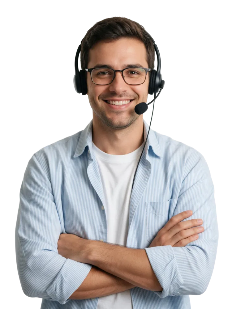 Especialista SNDesk com headset