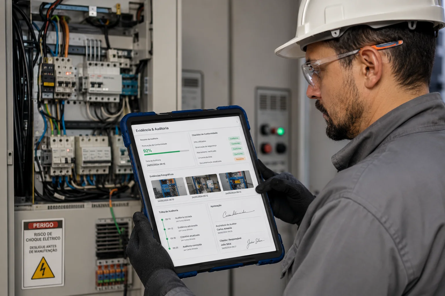 Evidência e Auditoria PMOC — SNDesk para Climatização