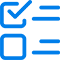 Ícone de checklist inteligente